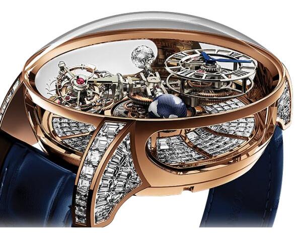 Review Jacob & Co La montre Astronomia Tourbillon Diamonds 750.800.40.BD.BD.1BD replica watch